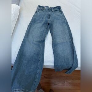 Banana Republic Wide Leg Blue Jeans